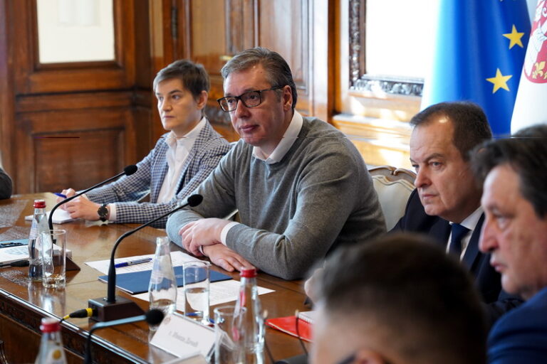 Ana BrnabiÆ, Aleksandar VuÈiÆ, Ivica DaÈiÆ, Bratislav GaiÆ