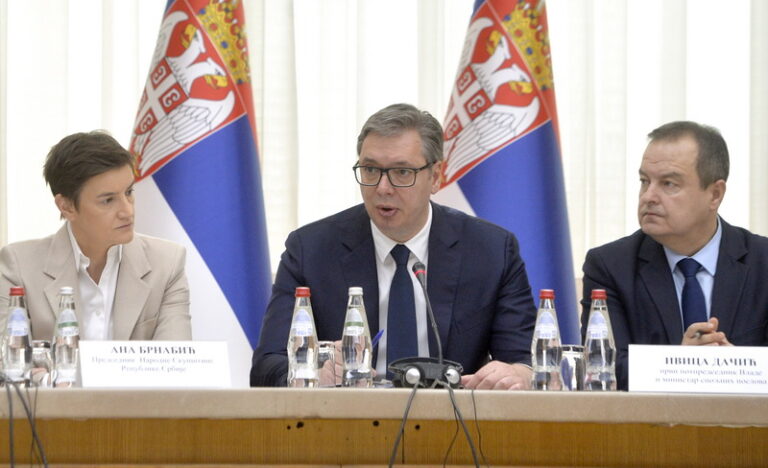 Ana BrnabiÆ, Aleksandar VuÈiÆ, Ivica DaÈiÆ