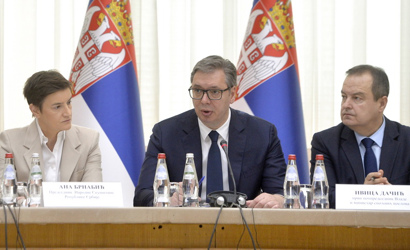 Ana BrnabiÆ, Aleksandar VuÈiÆ, Ivica DaÈiÆ