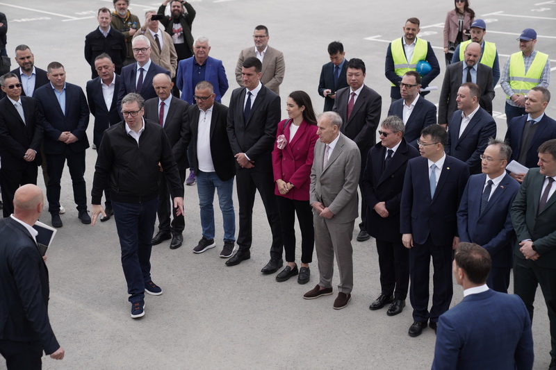 Obilazak Radova Na Izgradnji Nacionalnog Stadiona