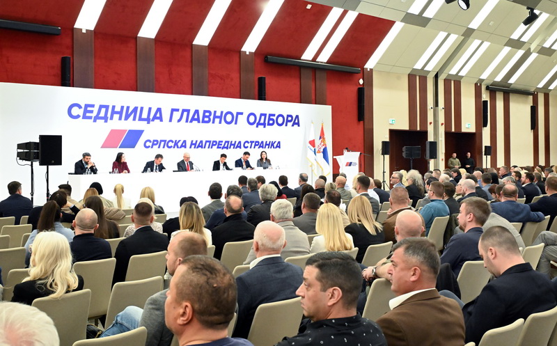 Sednica Glavnog Odbora Srpske Napredne Stranke
